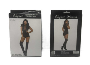 SHORT SLEEVE OPAQUE AND FENCE NET ROMPER