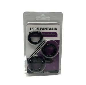 3PC FANTASIA COCK RING SET