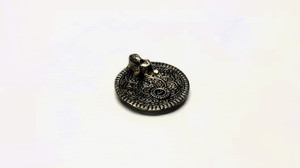 3" DIAMETER METAL ELEPHANT INCENSE HOLDER