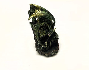 6-8in tall Dragon backflow burner Incense holder