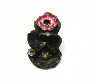 6-8in tall FROG backflow burner Incense holder