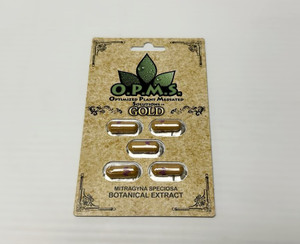 OPMS KRATOM GOLD capsules 5ct