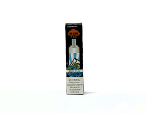 Airglow Fun Disposable Vape Blue Razz 3k puff USB-C 5% nic