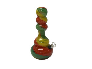 9in RASTA SOFT GLASS WATER PIPE