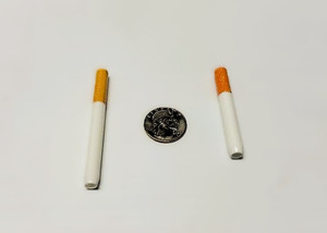 LARGE CERAMIC CIGARETTE BAT HITTER 3." LONG