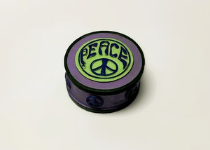 PEACE STASH BOX with MAGNETIC LID 3.5"DIA PEACE STASH BOX with MAGNETIC LID 3.5"DIA