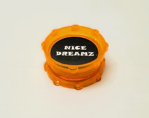 2pc Nice Dreamz HARD ACRYLIC GRINDER ORANGE