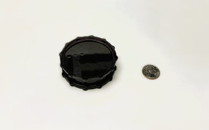 3.in DIA 2pc HARD ACRYLIC GRINDER BLACK COLOR