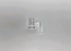 14mm MALE 90deg BANGER with 25mm LARGE QUARTZ BUCKET