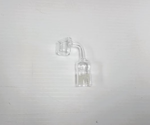 18mm FEMALE 90deg QUARTZ BANGER 22mm BUCKET 4mm THICK GLASS