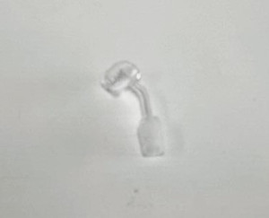 18mm MALE 45deg QUARTZ BANGER 4mm THICK GLASS