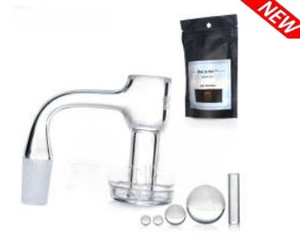 PHOENIX FULL WELDED QUARTZ BANGER 14mm 90Deg SLURPER SET with QUARTZ BALL SET