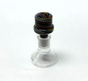 14mm BOWL AMERICAN COLORED SWIRL ROD STYLE 1