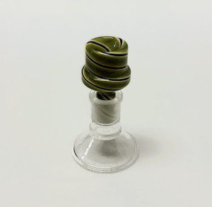 14mm BOWL AMERICAN COLORED SWIRL ROD STYLE 2