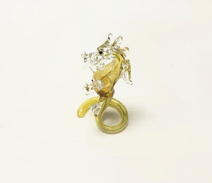 6in TALL LARGE GOLD FUMED DRAGON HAND PIPE. BEAUTIFUL CUSTOM MADE WORKING SHOW PIECE. 6in TALL LARGE GOLD FUMED DRAGON HAND PIPE. BEAUTIFUL CUSTOM MADE WORKING SHOW PIECE.