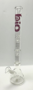 23in BIOHAZARD BEAKER WATER PIPE with DUAL 8ARM TREE PERCS 14mm BOWL with PINCHED ICE CATCHER 23in BIOHAZARD BEAKER WATER PIPE with DUAL 8ARM TREE PERCS 14mm BOWL with PINCHED ICE CATCHER