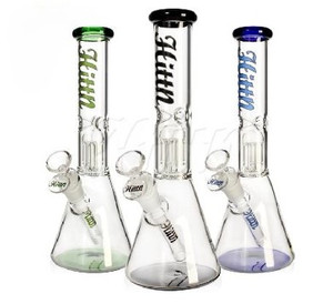 11in BEAKER WATER PIPE WITH 6ARM TREE PERC PINCHED ICE CATCHER 14mm BOWL 11in BEAKER WATER PIPE WITH 6ARM TREE PERC PINCHED ICE CATCHER 14mm BOWL
