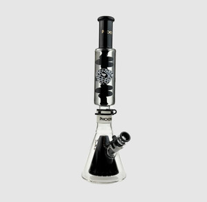 18in SPIDER MAN FREEZABLE COIL BEAKER WATER PIPE with REVERSE PYRAMID PERC 18in SPIDER MAN FREEZABLE COIL BEAKER WATER PIPE with REVERSE PYRAMID PERC