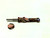 SILICONE TOBACCO COLLECTOR STRAW WITH 14mm TITANIUM TIP, 6in LONG.  STYLE 4