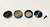 Amsterdam Rainbow 4 Piece Grinder Style 3 metal anodized colorful with keef scraper included.