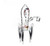 HITTN GLASS 10in ROCKET WATER PIPE 14mm QUARTZ BANGER