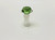 18mm GREEN GLASS BOWL WITH SIDE PULL BEAD WORK