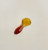 Red and yellow 4in GRAV Hand Pipe, Hand Pipes for Sale, colorful glass smoking accessory.