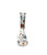 10in HELLO KITTY BEAKER WATER PIPE PINCHED ICE CATCHER 5mm THICK colorful Hello Kitty design.