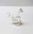 6in DAB RIG SHOWERHEAD PERC WITH 14mm QUARTZ BANGER, pink glass water pipe, clear perc.