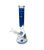 10in blue BEAKER WATER PIPE with HONEYCOMB PATTERN, 14mm BOWL, assorted colors available.