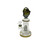 8.5in 14mm AZTEC HEAD WATER PIPE WITH REVERSE PYRAMID PERC. WHITE OR GREEN. VERY SLICK PIECE!