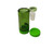 3.5in 14mm 90 deg HITTN COLORED ASH CATCHER RECLAIMER, green ash catcher with silicone jar.