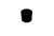 Black 4PC Zinc Alloy Grinder with gripper top, 2.375" diameter metal grinder.