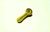 4IN HITTN "BUBBLE TRAP" HAND PIPE, gold colored, handheld smoking device with bubble trap design.