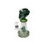 8.5in 14mm ALIEN HEAD DAB RIG WATER PIPE WITH REVERSE PYRAMID PERC
