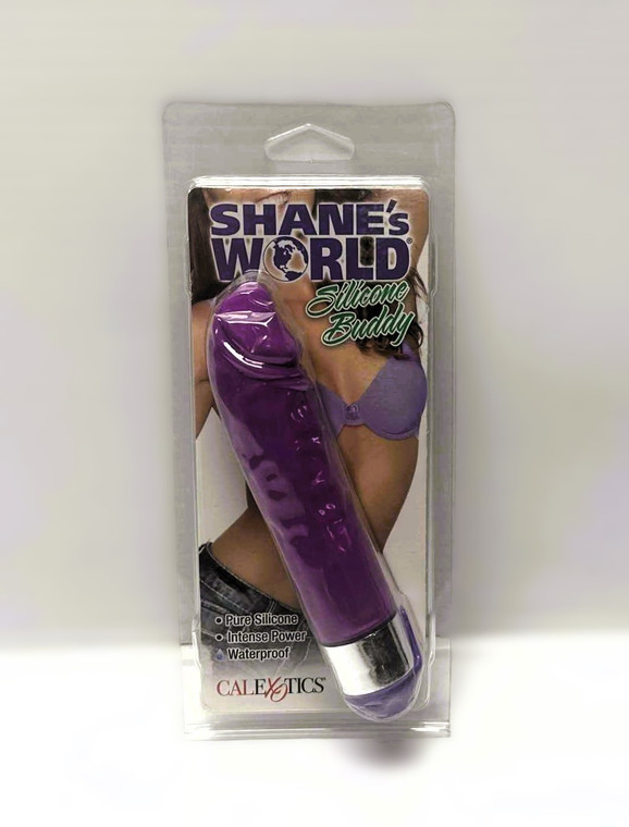 SHANES WORLD SILICONE BUDDY 4.5in SOFT VIBE WATERPROOF 1 AA BATTERY CALEXOTIC