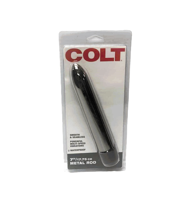 COLT METAL ROD 7in WATERPROOF VIBE VERY POWERFUL 2 C BATTERIES CALEXOTICS