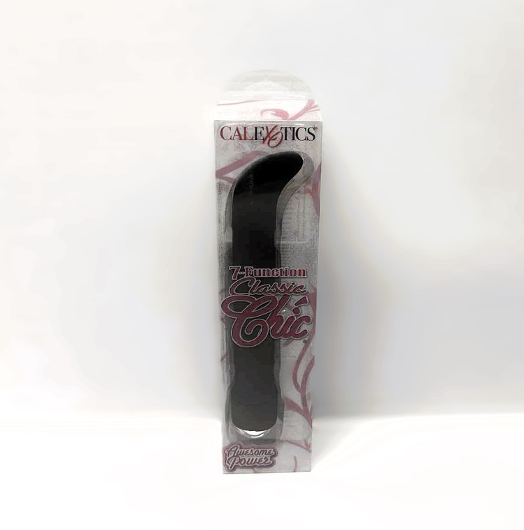 7 FUNCTION CLASSIC CHIC 7in WATERPROOF G SPOT VIBE 2 AA BATTERIES CALEXOTICS