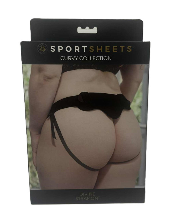SPORTSHEETS DIVINE STRAP ON HARNESS QUEEN SIZE. SUCTION CUP CAPABLE DONG NOT INCLUDED