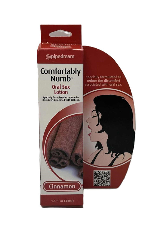 COMFORTABLY NUMB ORAL SEX LOTION CINNAMON BY PIPEDREAM