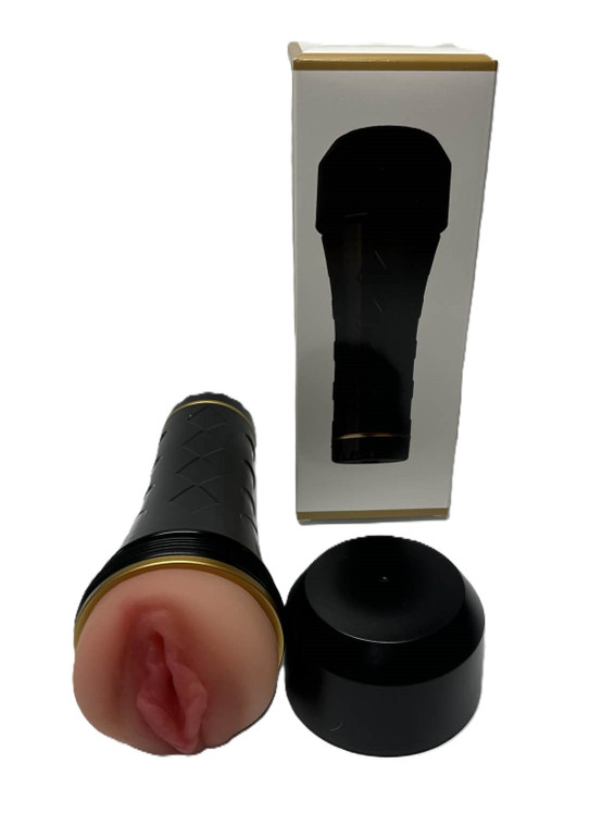 BUILT SIMILIAR TO THE DELUXE VERSION, SAME REAL FEEL MATERIAL, NO SIDE SQUEEZE FUNCTION. MEASURES APPROX 4in DIAMETER AT THE TOP AND 10in IN LENGTH. COMES WITH A VACCUUM/SUCTION RELEASE BUTTON ON BOTTOM OF PRODUCT. QUANTITIES ARE LIMITED, GET YOURS NOW! EXCELLENT PRODUCT. SOLD AS A NOVELTY ONLY.
