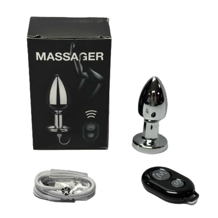 THIS SMALL ANAL VIBE HAS 10 VIBRATION MODES, LOW NOISE, RECHARGEABLE BATTERY, WATERPROOF AND COMES WITH A REMOTE. LIMITED SUPPLY!! SOLD AS A NOVELTY ONLY.