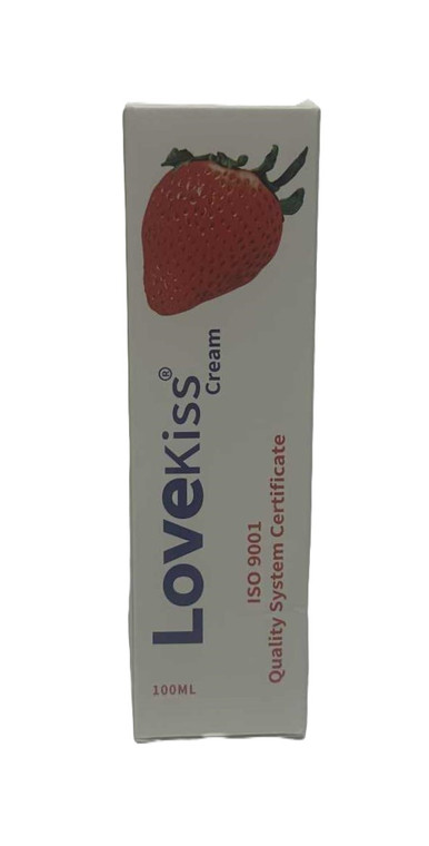 LOVE KISS STRAWBERRY SCENTED WATER BASED PERSONAL LUBRICANT 3.3oz