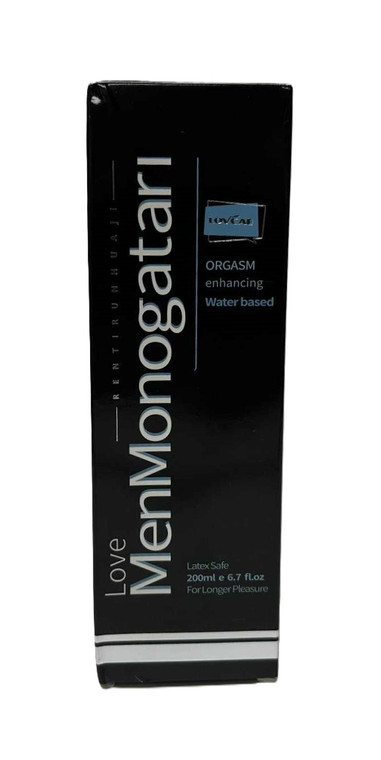 MenMonogatari WATER BASED ANAL SEX LUBE HIGH QUAILITY LONG LASTING UNSCENTED LATEX SAFE 6.7oz