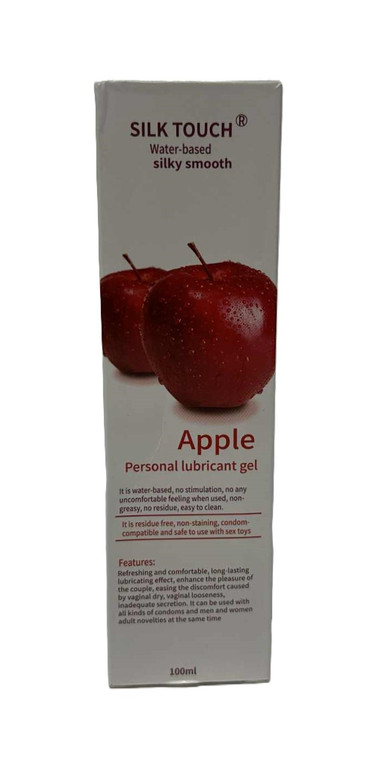 SILK TOUCH WATER BASED APPLE SCENTED PERSONAL LUBRICANT 3.3oz