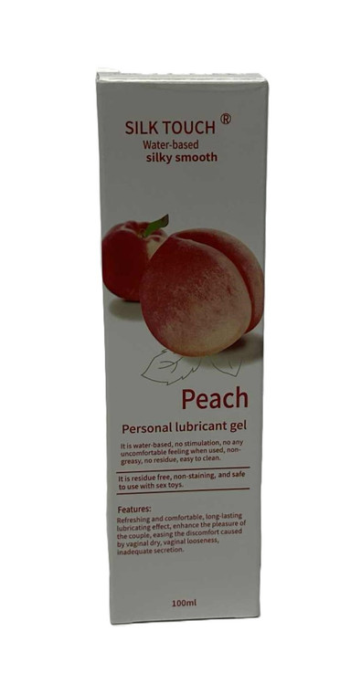 SILK TOUCH WATER BASED PEACH SCENTED PERSONAL LUBRICANT 3.3oz