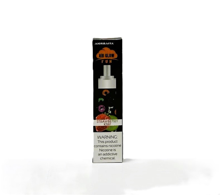 Airglow Fun Disposable Vape Strawberry Kiwi 3k puff 5% Nic USB-C
