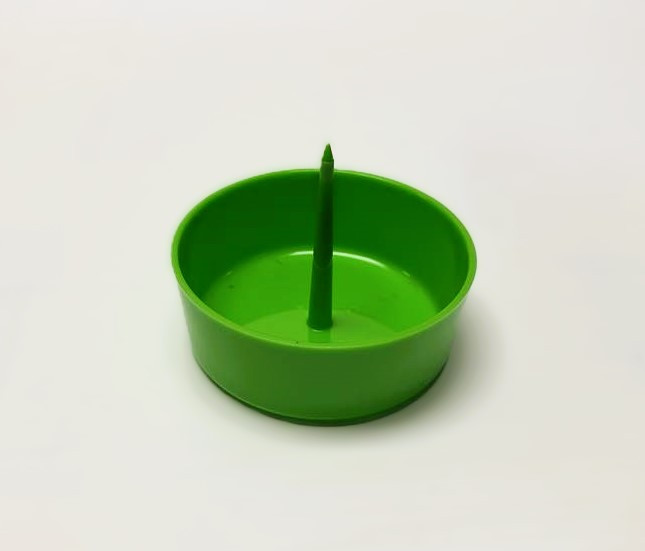 ORIGINAL De Bowler ASHTRAY 3." DIAMETER GREEN