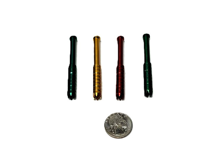 3.in COLORED SPIKED CIGARETTE BAT HITTER ASSORTED COLORS