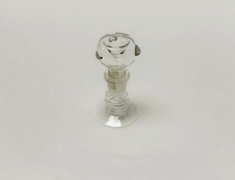 18mm BOWL CLEAR ROUND STYLE PULL BEADS